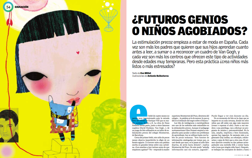 ¿FUTUROS GENIOS O NIÑOS AGOBIADOS?