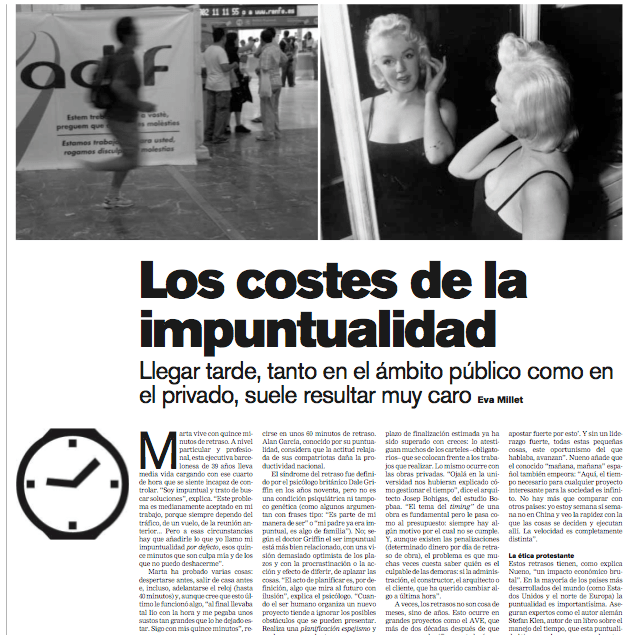 ¿POR QUÉ LLEGAMOS&nbsp;TARDE?