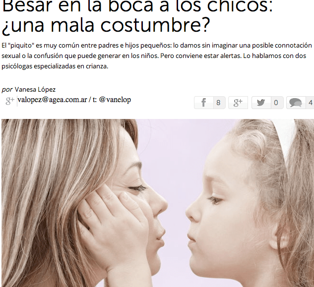 ‘Piquito’ (o el besito en los&nbsp;labios)