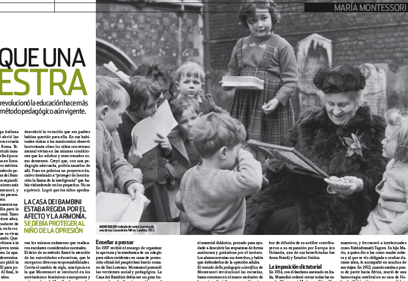 María Montessori: Más que una&nbsp;maestra