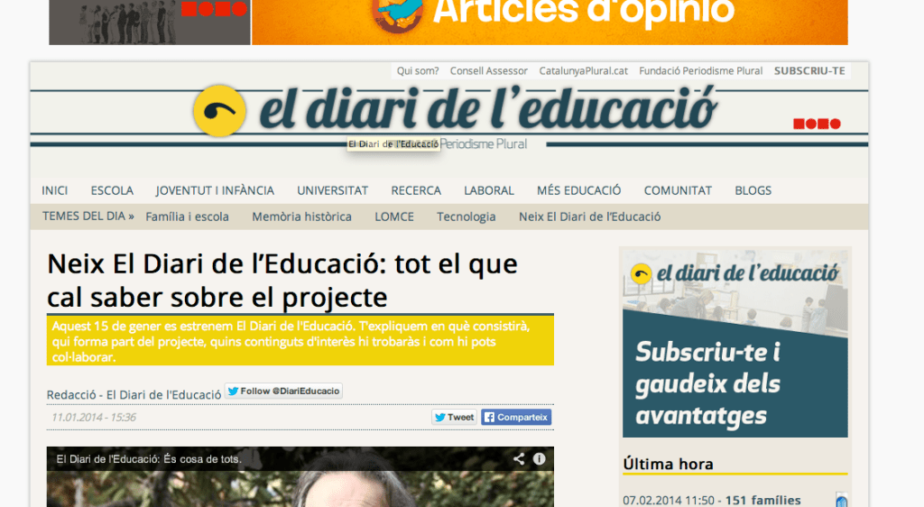 Diario de la&nbsp;educación