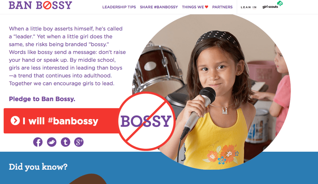 Las niñas… ¿son&nbsp;mandonas?