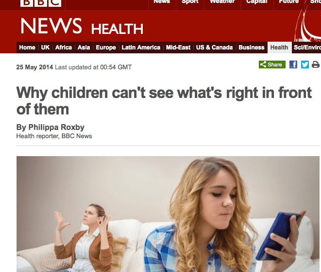 Ceguera inadvertida o porqué los hijos no nos&nbsp;escuchan…