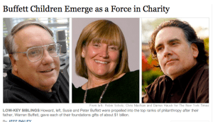 Hijos warren buffett