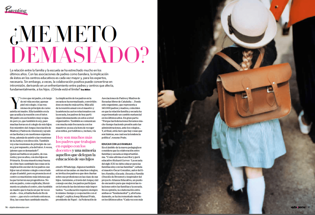FAMILIA Y ESCUELA: ¿ME METO&nbsp;DEMASIADO?
