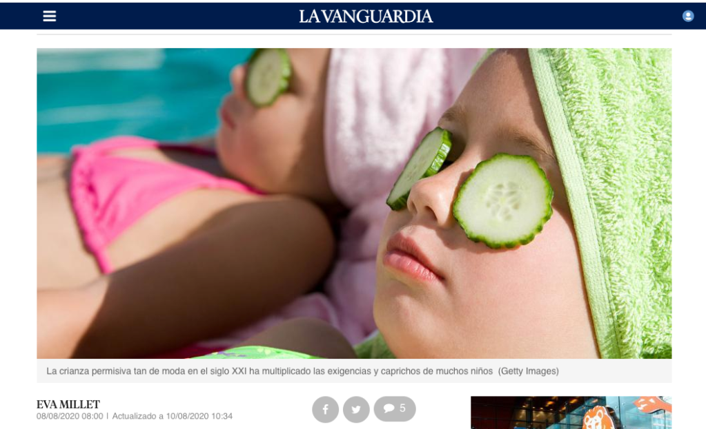 LA INVASIÓN DE LOS NIÑOS&nbsp;MIMADOS