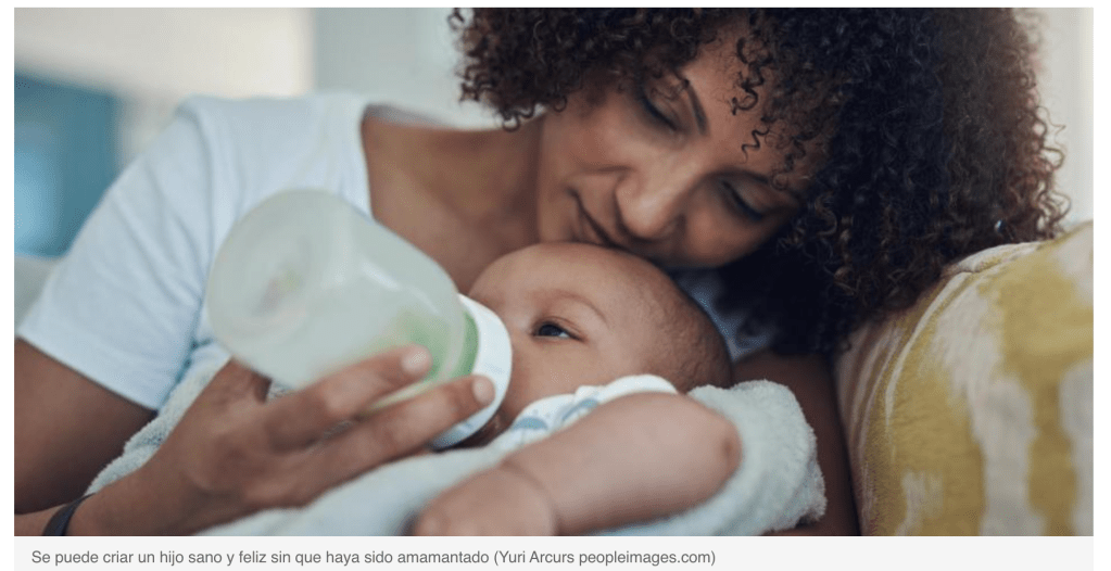 No le doy el pecho a mi hijo, ¿será sano y&nbsp;feliz?