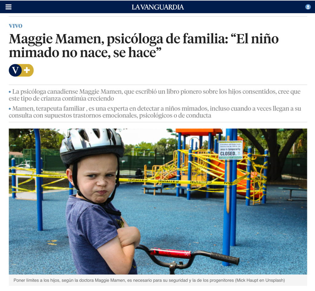 EL NIÑO MIMADO NO NACE, SE&nbsp;HACE.
